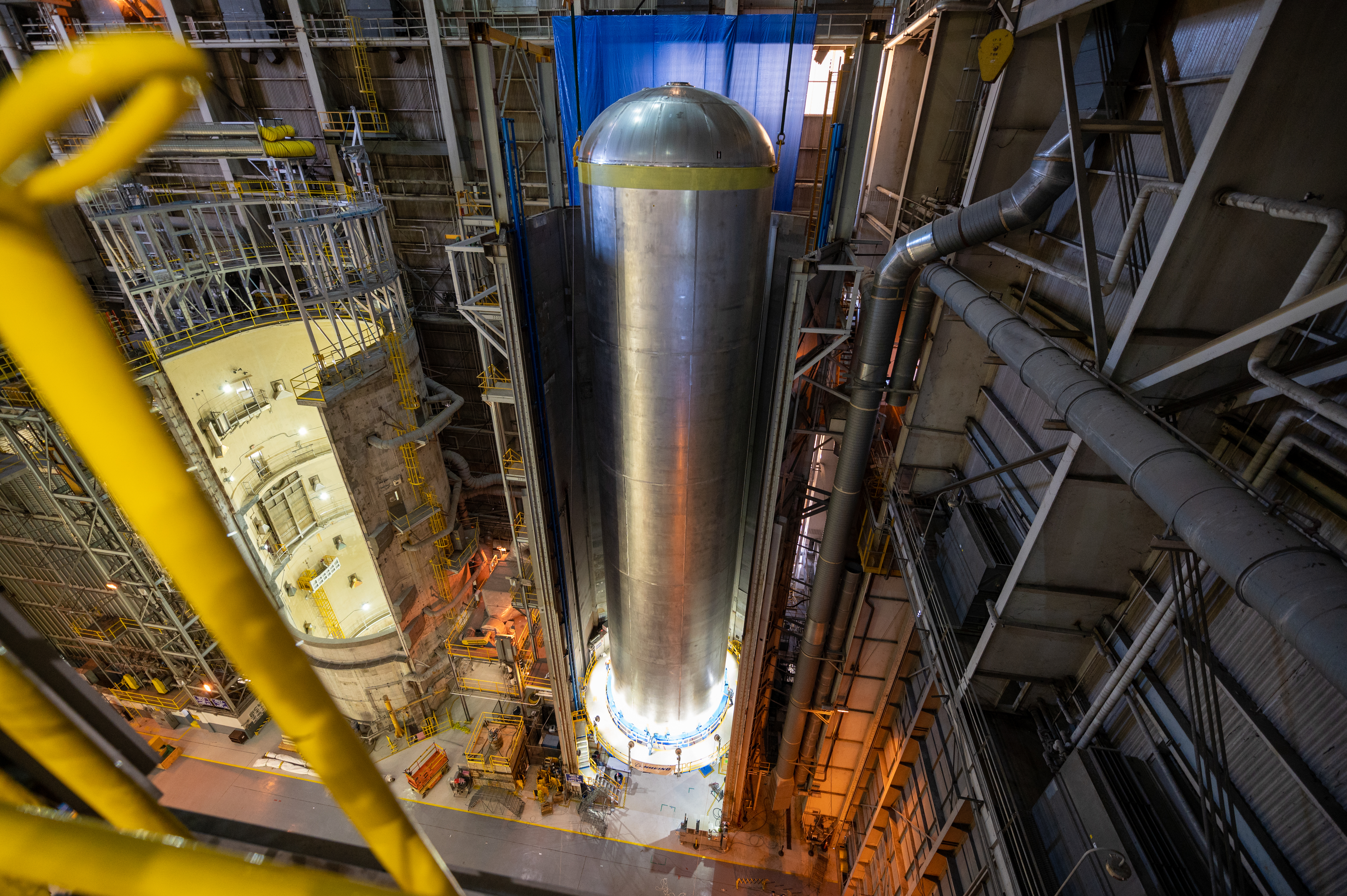 NASA Readies Artemis II Liquid Hydrogen Tank for Next Phase of M